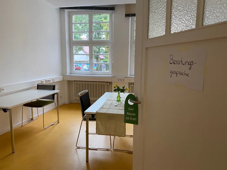 Einblick Raum f&uuml;r Beratungsgespr&auml;che